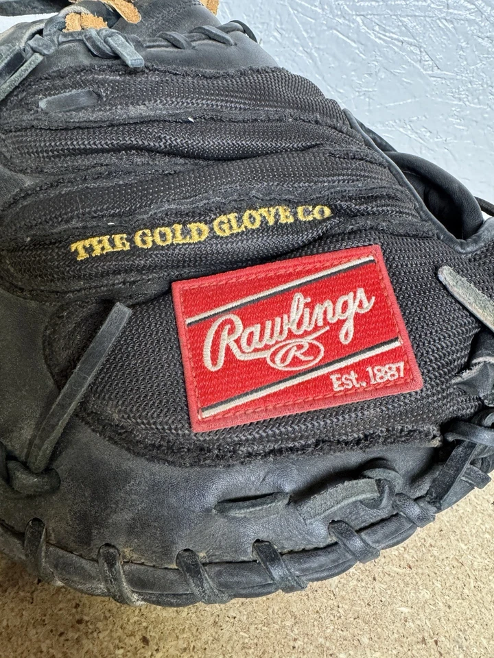 Перчатка Rawlings Lite Toe PROYM4 34 дюйма Heart Of The Hide Catchers левая черная - Изображение 2 из 4