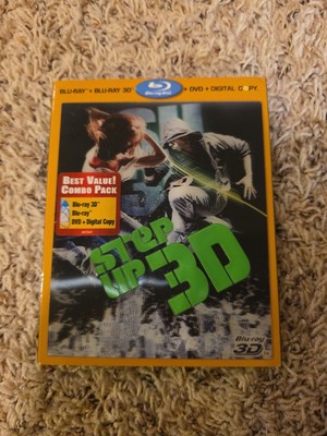 Step Up 3D (Blu-ray/DVD, 2010, 3-Disc Set) W/ Holographic Slip. Like New!