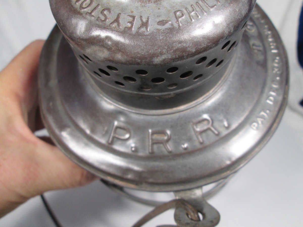 PRR Pennsylvania Railroad Keystone Casey Lantern w/Cast
