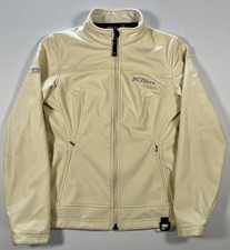 Klim Womens Medium Soft Shell Jacket Cream Windstopper Full Zip Outdoor Moto