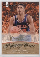 2007-08 Fleer Hot Prospects Supreme Court 10/23 Brad Daugherty #SC-BD Auto 2d0