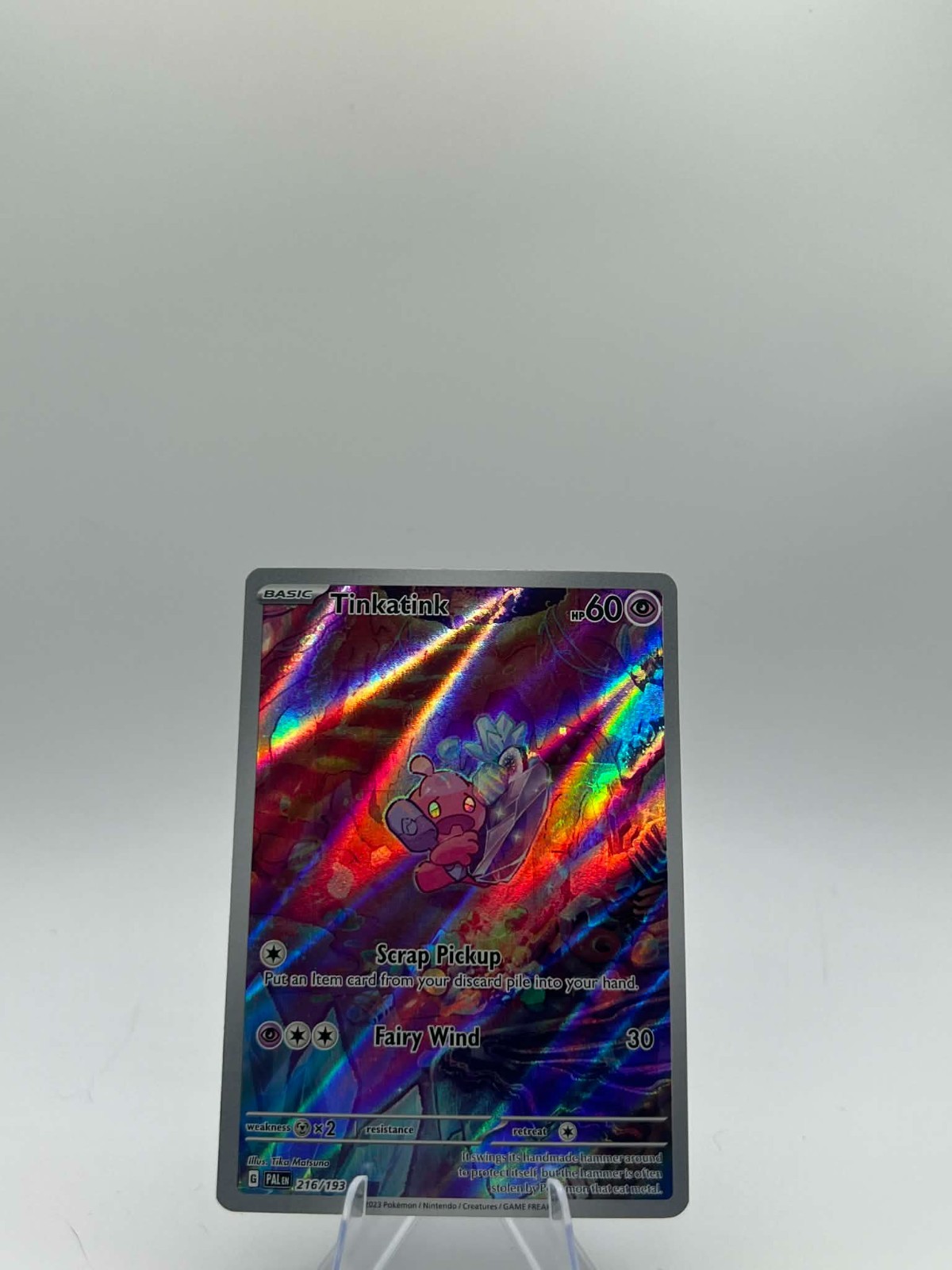 Tinkatink 216/193 Illustration Rare Pokemon Paldea Evolved NM