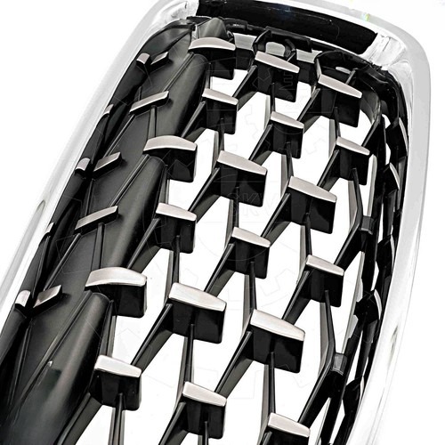 Chrome Silver Grill For BMW F30 F35 F80 F31 11-19 51137255411 - Picture 8 of 9