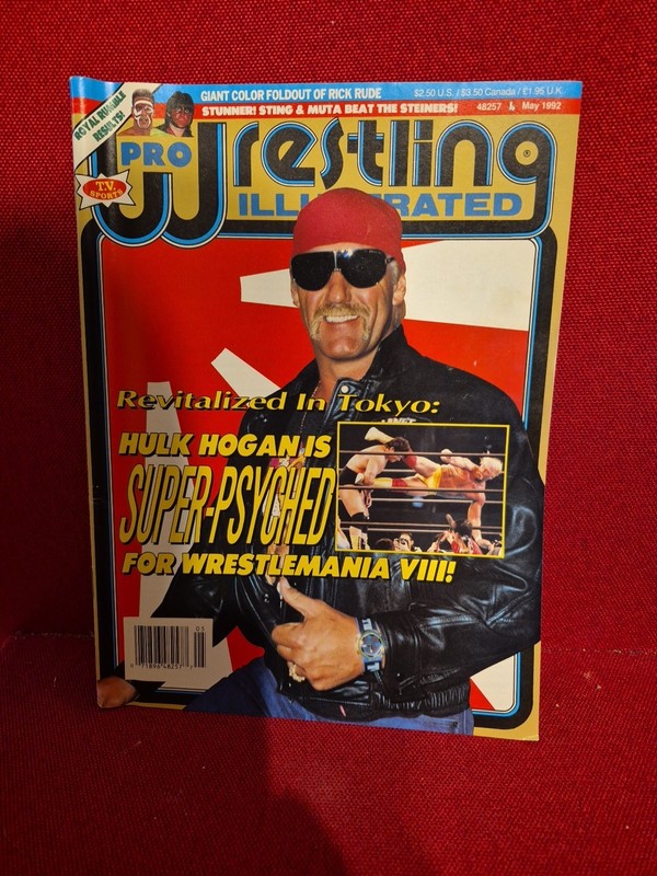 Pro Wrestling Illustrated May 1992 Hulk Hogan Pin Up Of Rick Rude 