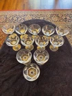 Waterford Sheila Champagne Sherbet Coupe Glasses Set of 12 Vtg. Crystal Signed