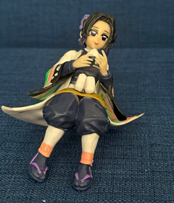 Demon Slayer: Kimetsu no Yaiba Shinobu Kocho Anime Figurine Sitting Pose