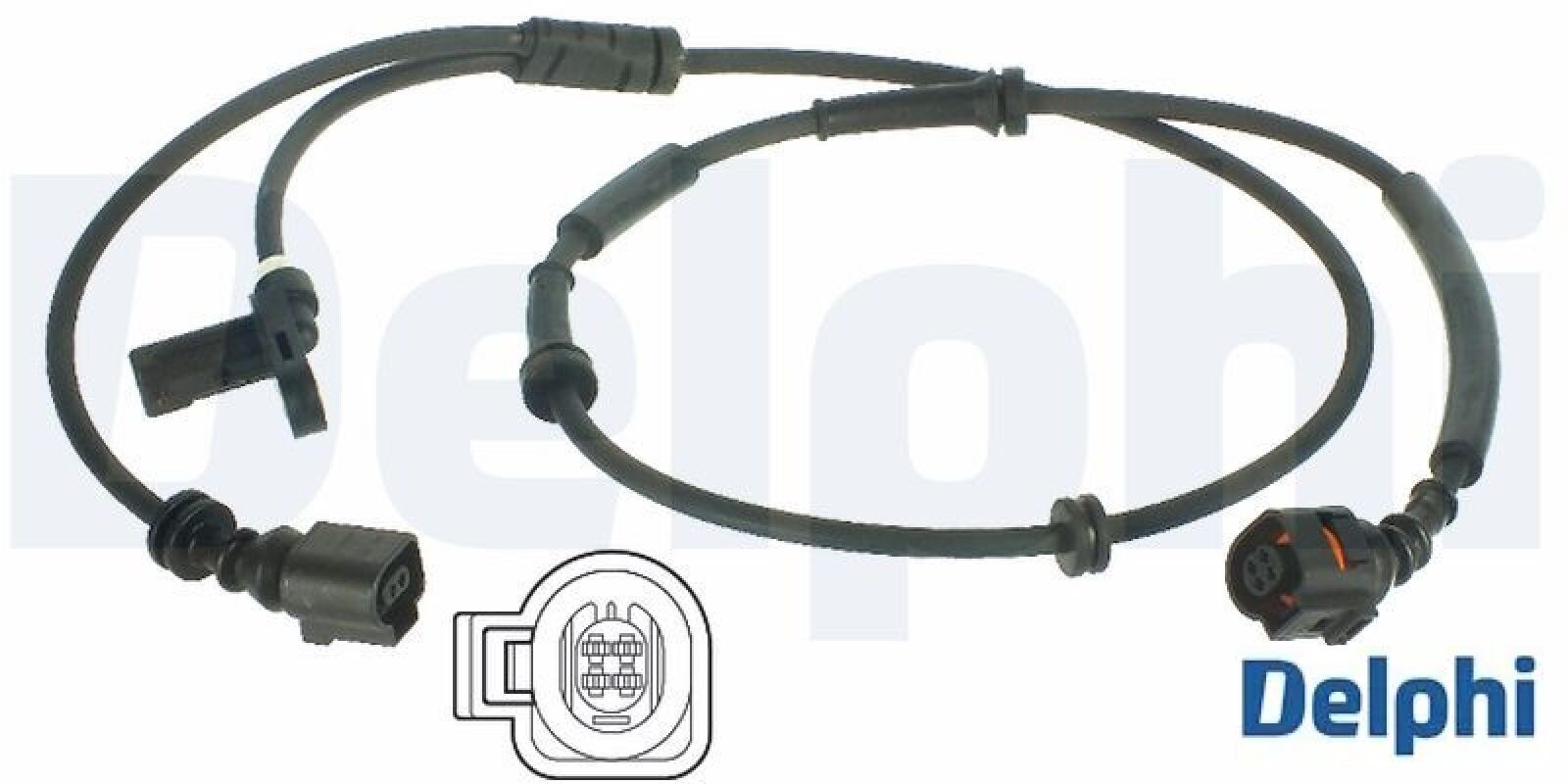 Delphi SS20122 Sensor für Raddrehzahl ABS Sensor Raddrehzahl - Bild 2
