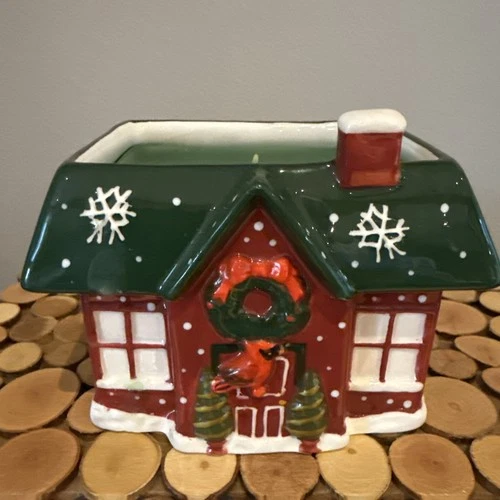 White Barn Candle Co Christmas Candle Birdhouse Cool Spruce 9.5 Oz - product listing photo