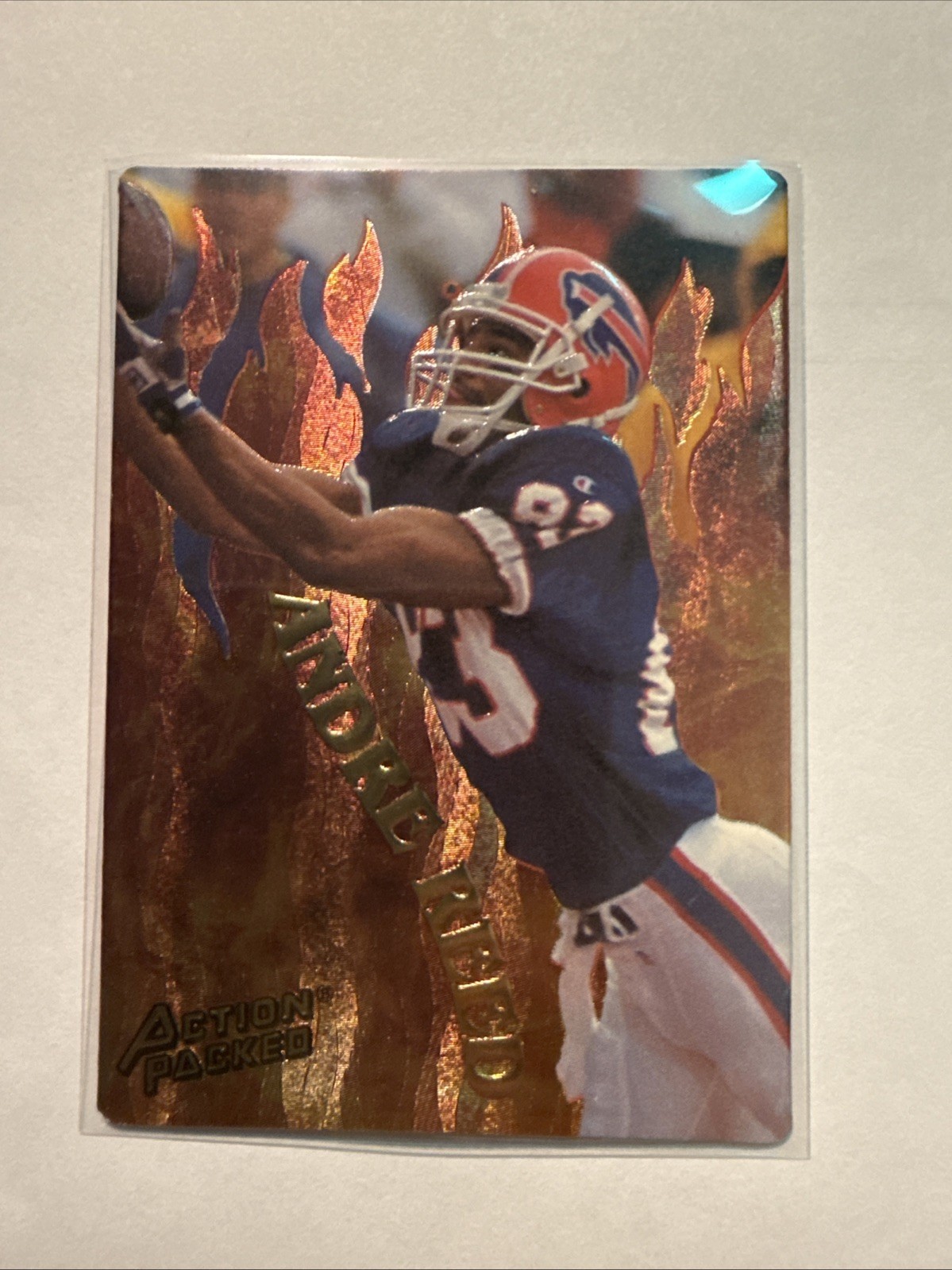 1994 Action Packed - Catching Fire Andre Reed #R7