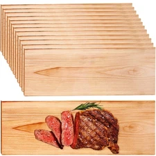12 Pcs XL Cedar Grilling Planks for Salmon Fish Meat & Vegetables - 15"x 6" T...