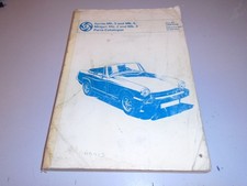 A.H. SPRITE MK3/MK4 & MG MIDGET MK2/MK3 LEYLAND PARTS CATALOGUE 1977 AKM 0036