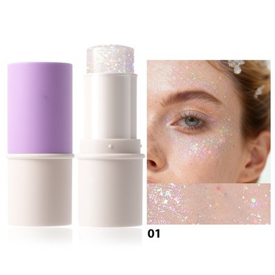 1Pcs Highlighter Tinted Stick Sparkling Multi-functional Glittery Multi-purpose