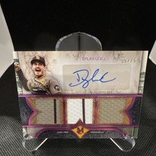 2025 Topps Museum Sig Swatches Triple Relic Auto Dylan Cease #SPTRA-DCE /75