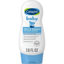 Cetaphil Baby Shampoo and Body Wash with Organic Calendula, Tear Free, 7.8oz
