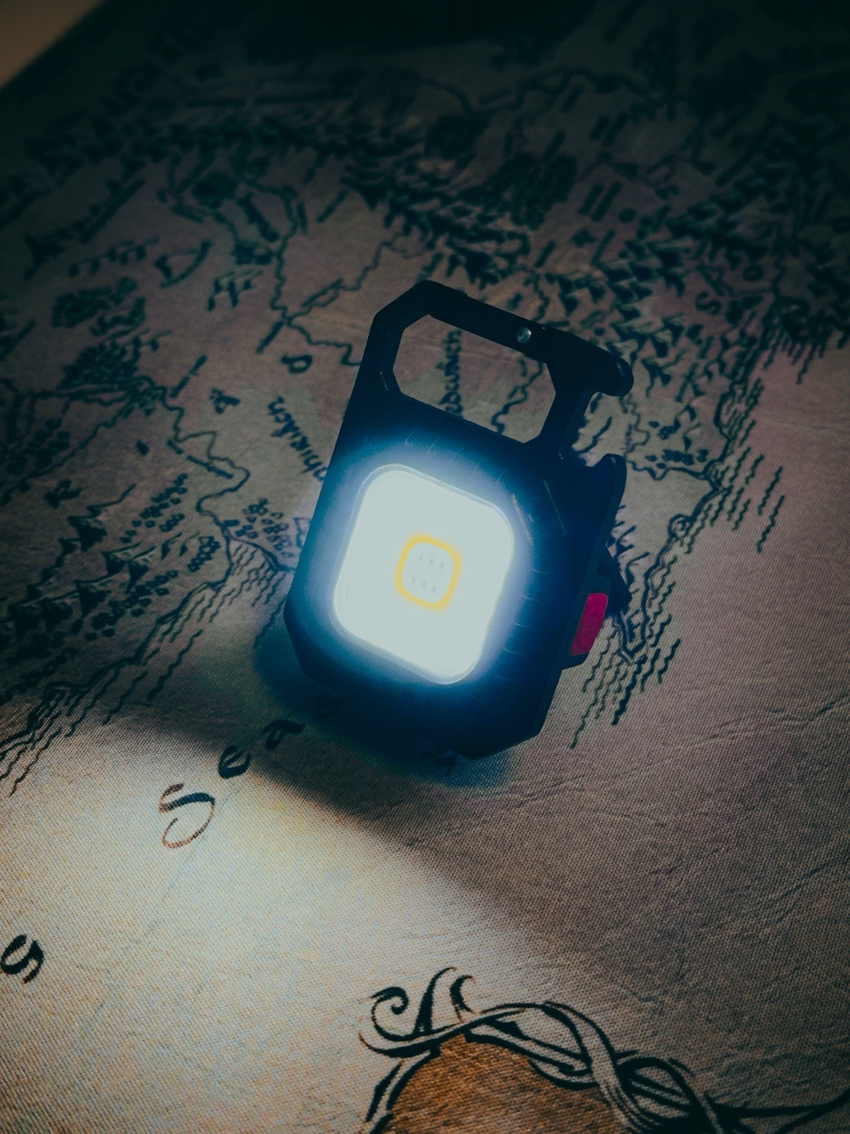 Mini LED Flashlight 800LM USB Rechargeable Magnetic Work Light 7 Modes EDC