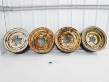 Jeep CJ2A CJ3A Willys Pickup Truck Wagon 15x5.5" USA Set of 4 Steel 5 Lug Wheels