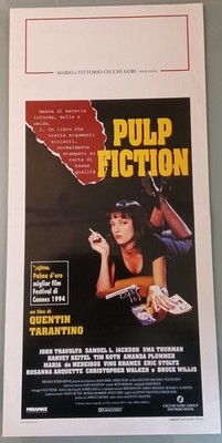 Locandina PULP FICTION - Vera Prima Edizione Italiana, Ottime Condizioni!