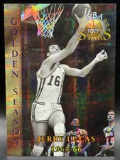 1996-97 Topps Stars Golden Seasons Finest ATOMIC Refractor Jerry Lucas NM 75 HOF