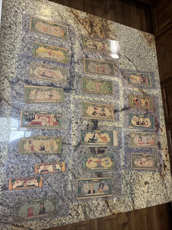 Lucky Bucks Play Money Lot Of 21