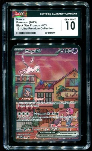 CGC 10 Mew ex 151 Ultra Premium Collection Promo 2023 Pokemon Card #053