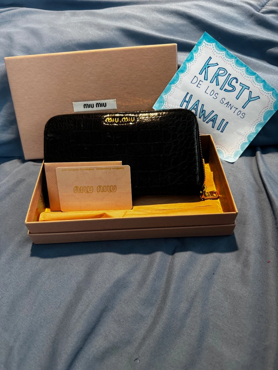Black Miu Miu Wallets for Women for sale - eBay