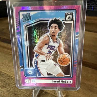 2024-25 Donruss Optic Pink Hyper Jared McCain Rated Rookie Sixers #270