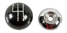 Shift Ball Blackchrome 4-speed Hurst 38 Thread Amd Fits Camaro W-157a