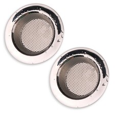 2x Abfluss Sieb Fein Küche, Dusche Haarsieb Edelstahl Spülbeckensieb Waschbecken
