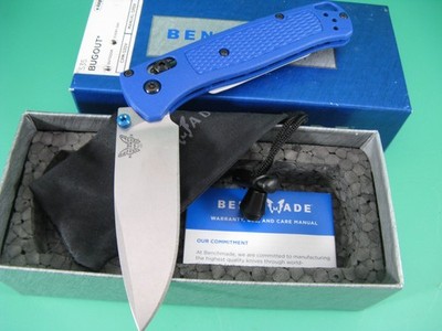 GENUINE New BENCHMADE BUGOUT 535 KNIFE CPM-S30V STAINLESS STEEL BLUE FRN SCALES