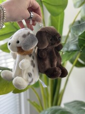 LOT of 2 New Palm Pals Animal Stuffed Plush Toys