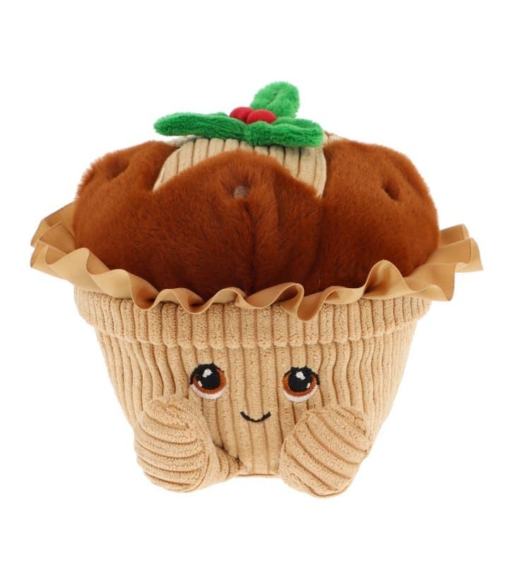 Keeleco Mince Pie 12cm Christmas Novelty Soft Toy Suitable from Birth