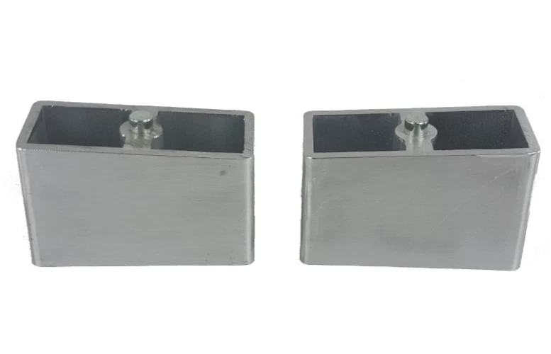 Par de bloques de descenso traseros de aluminio de 3" para camionetas pickup de importación 1999-2014 Foto 4 de 4