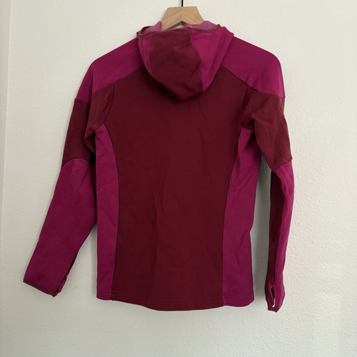 Smartwool Women’s Small Full Zip Pink/Fuchsia Jacket With Hood Merino Wool - Picture 3 of 14