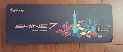 DUCKY SHINE 7 RGB Double Shot PBT MECHANICAL KEYBOARD Cherry RGB Blue