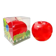 Red Apple Squishy Stress Relief Toy Soft Sensory Gel Squeeze Fidget Ball
