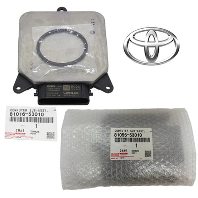 OEM Genuine Toyota COMPUTER SUB-ASSY HEADLAMP LH&RH NO.1 SET Lexus 81016/81056