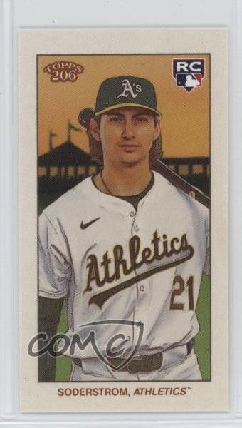 2024 Topps 206 1909 Ticket Stub /15 Tyler Soderstrom Rookie RC qf6