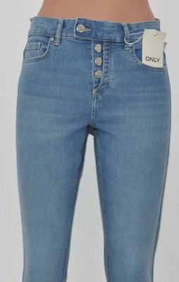 Damen Jeans Only wauw mid waist sk vis Skinny Fit Mittlere Leibhöhe XS/S/M/L/XL