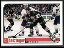 1998-99 UD CHOICE BRIAN HOLZINGER BUFFALO SABRES #21