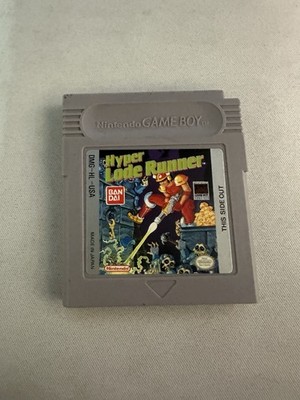 Hyper Lode Runner - Nintendo Original Authentic 1989 Gameboy - Tested 