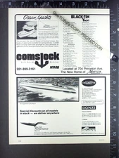 1986 ADVERTISEMENT for Bay East Performance Marine, Cigarette 35 Cafe racer boat