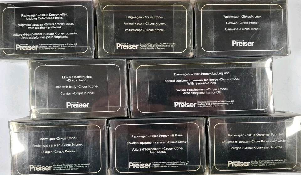 11x Zirkus KRONE 1:87 Konvolut PREISER BREKINA + PRIMEX Sarrasani Cirkus - Bild 3 von 4