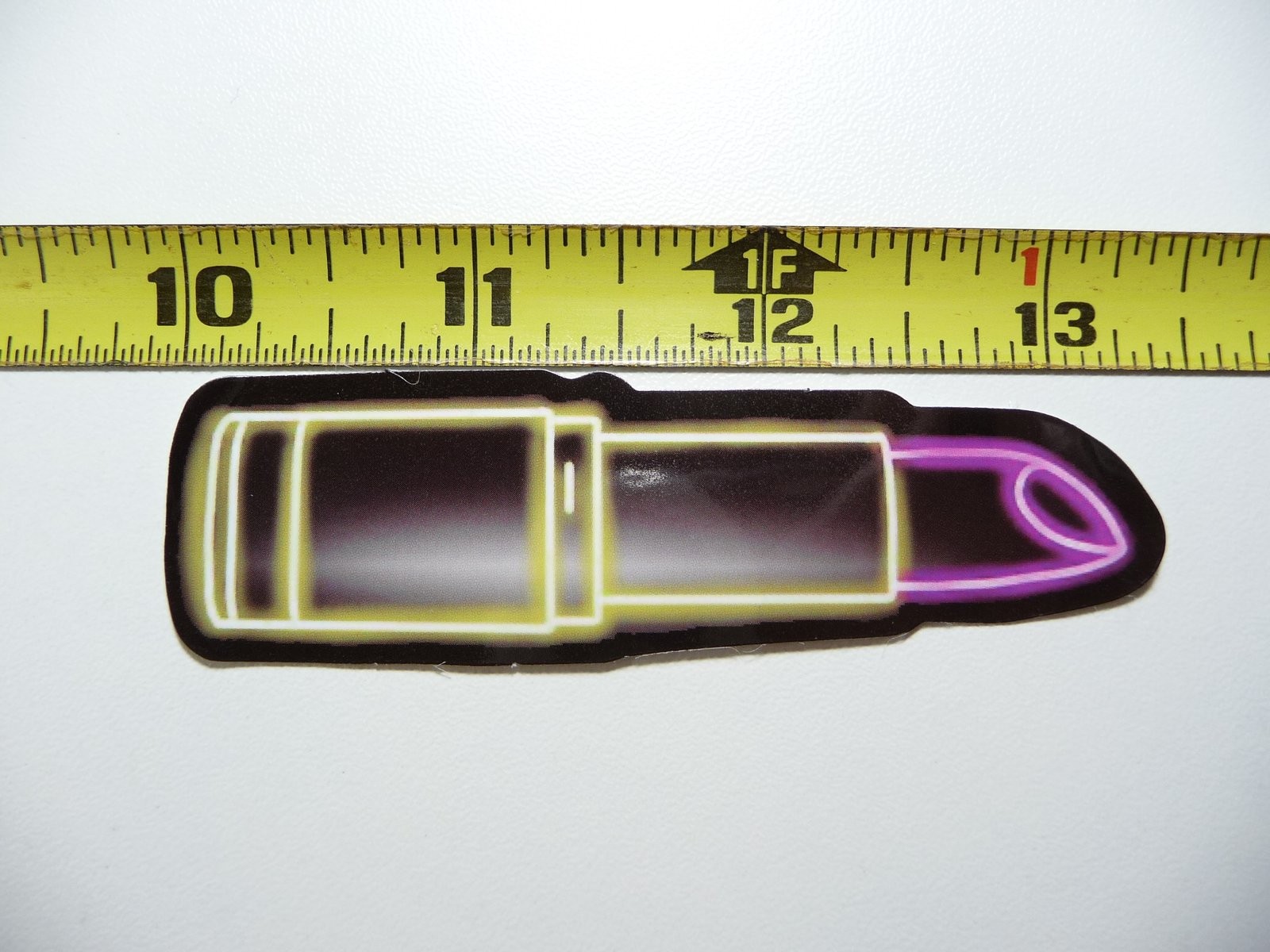 Neon Sexy Lipstick Sticker Decal Colorful Fun Party Decor