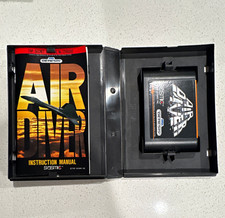 Air Diver (Sega Genesis) Seismic Complete w/ Case & Manual NTSC-U/C 1990