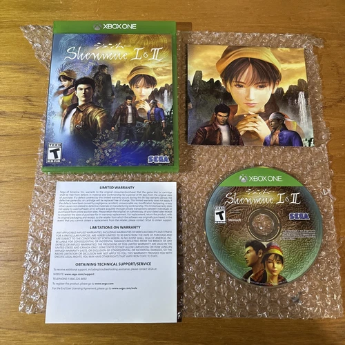 Shenmue I & II (Microsoft Xbox One) Tested & Working Includes Poster