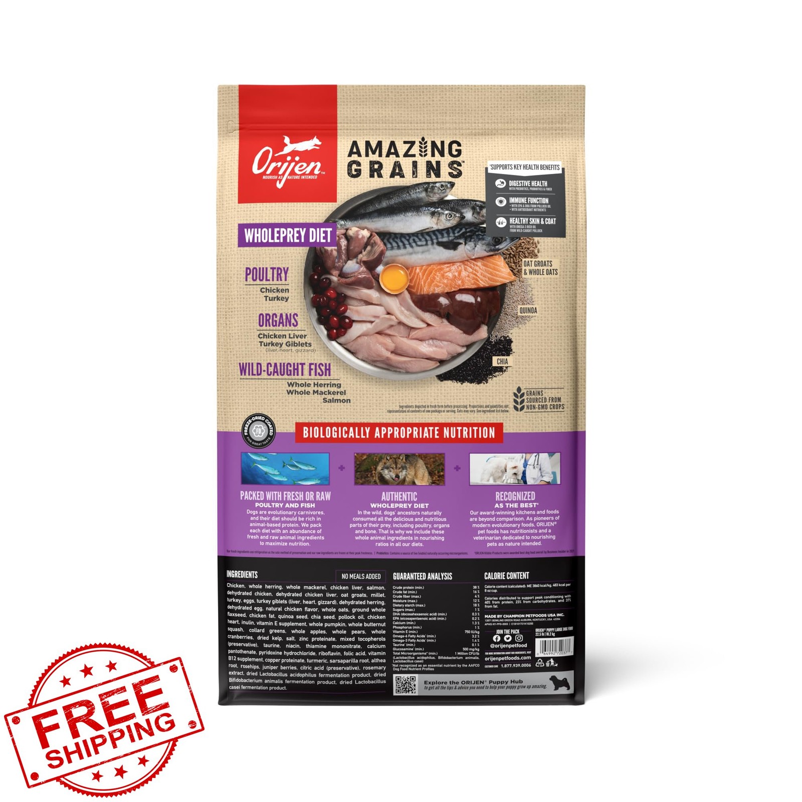 22.5lb High Protein