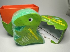 Spongelle Spongeasaurus Egg Body Wash Infused Buffer Sponge 2.5oz New Spongell