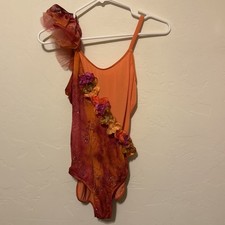 Art Stone Girls Blue Dance Leotard Costume Size XLC Child