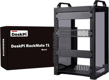 8U Server Cabinet, 10 Inch Server Rack for Network, Servers, Audio, and Video Eq