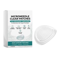 2-in-1 Microneedle Hydrocolloid Patches For Face Body Skin Care 7 Pieces